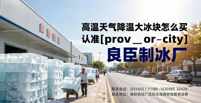 高温天气降温大冰块怎么买 认准湖州良臣制冰厂