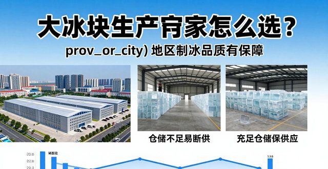 大冰块生产厂家怎么选？湖州地区制冰品质有保障